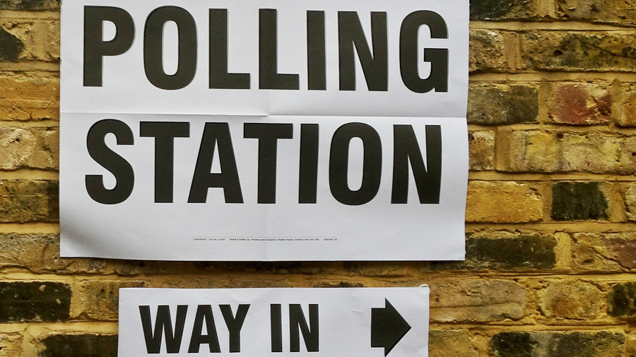 Polling station for the 2012 London mayoral elections.