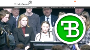 Screenshot of the Faktabaari website