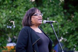 Diane Abbott is targeted with abuse and disinformation attacking her intelligence and competence. PaulNUK/ Wikimedia Commons. Some rights reserved.