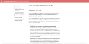 Screenshot of The Newsroom Guide to #COVID-19