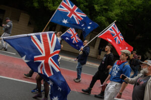 Thousands take to Australia streets over COVID-19 measures, jabs - 20 Nov 2021